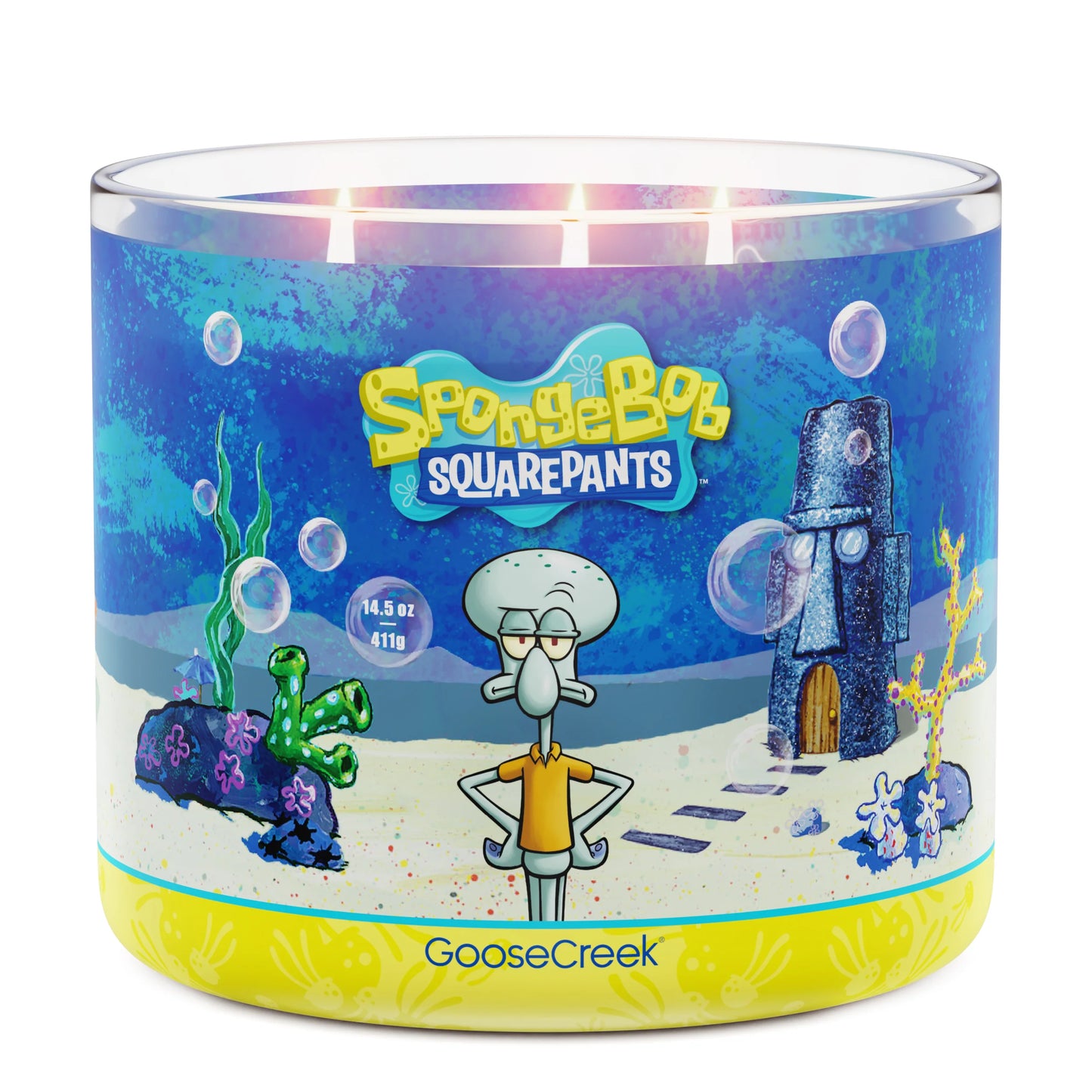 Squidward Tentacles 3-Wick Candle