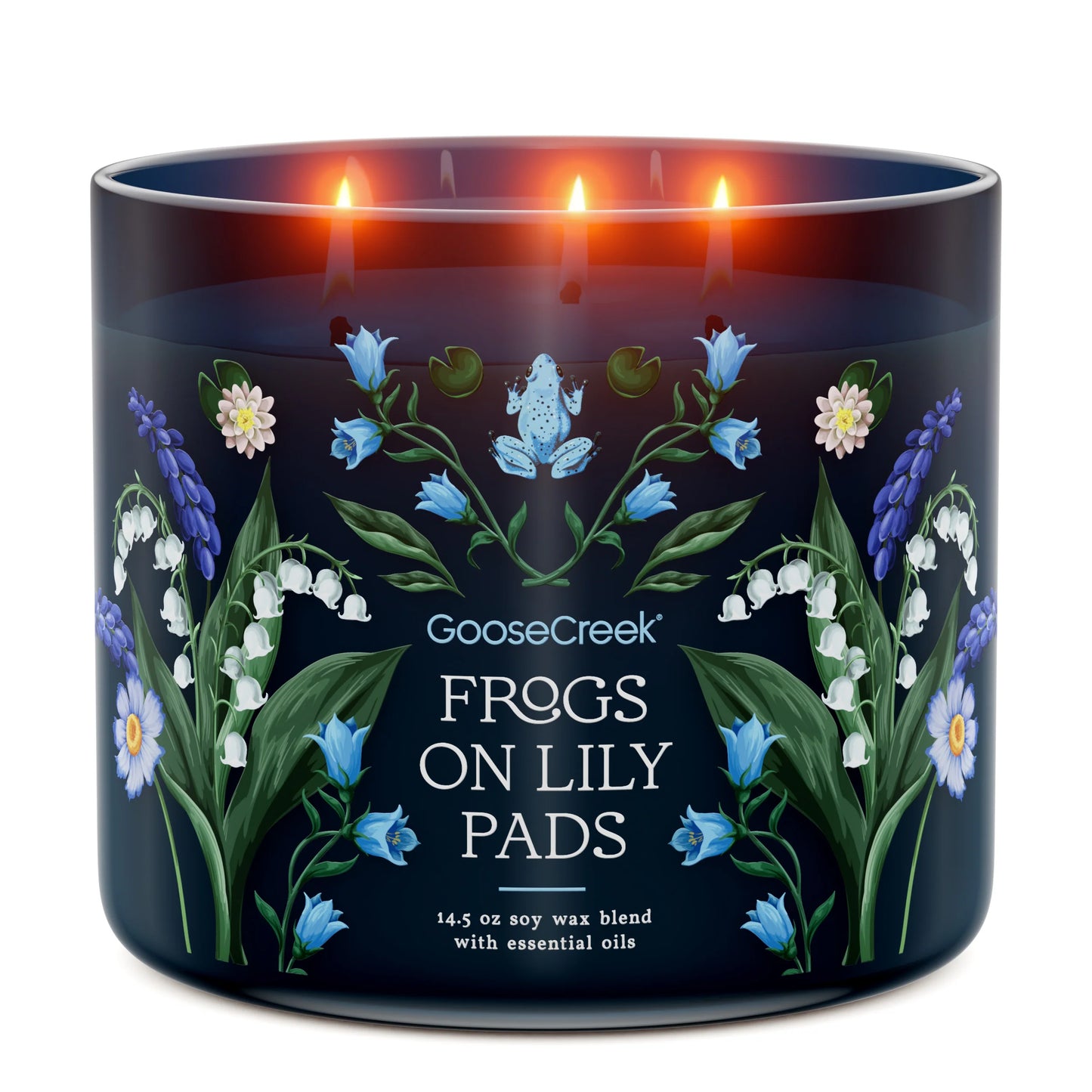 Frogs on Lily Pads 3-Wick Candle
