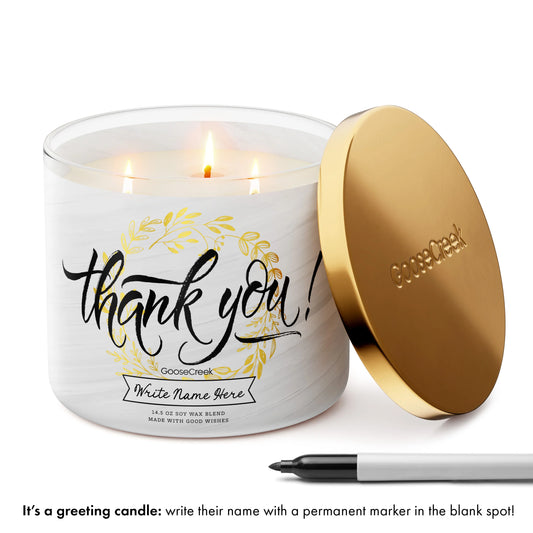 Thank You 3-Wick Candle