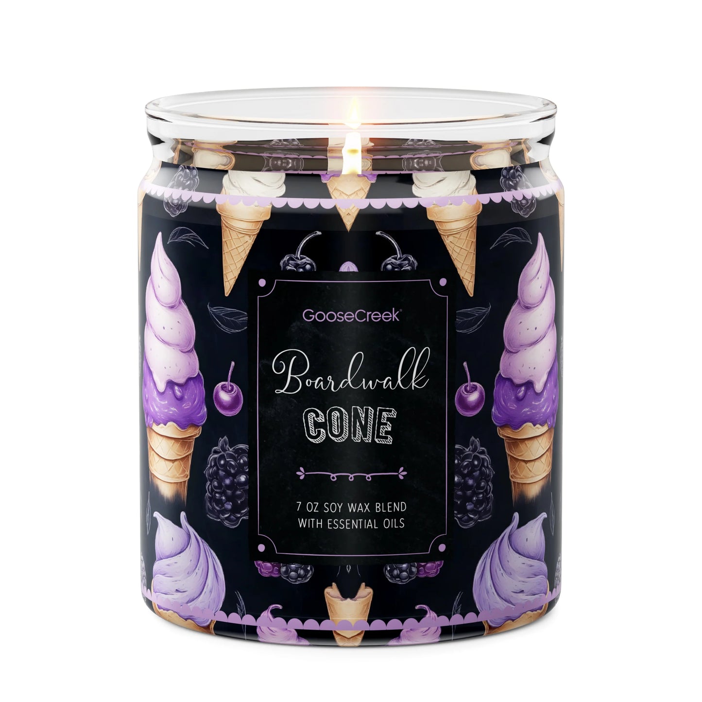 Boardwalk Cone 7oz Single Wick Candle