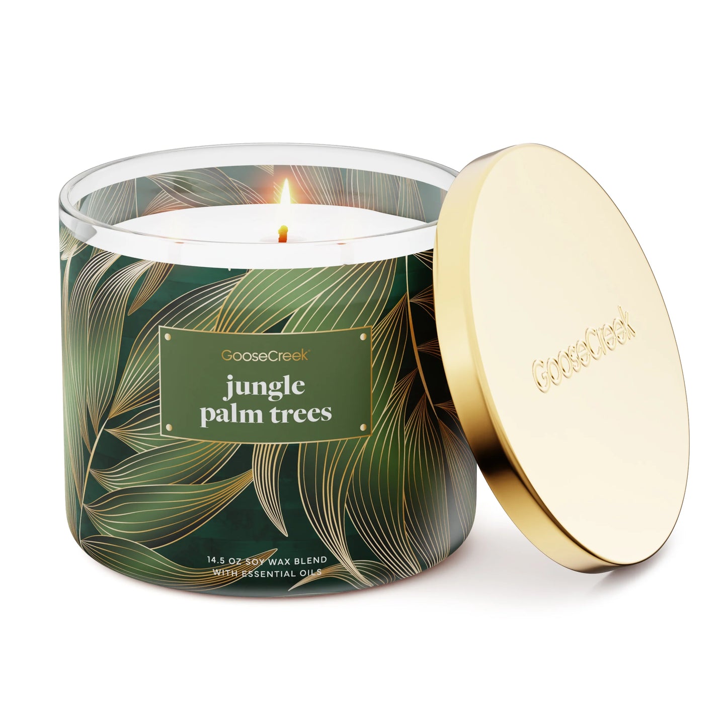 Jungle Palm Trees 3-Wick Candle