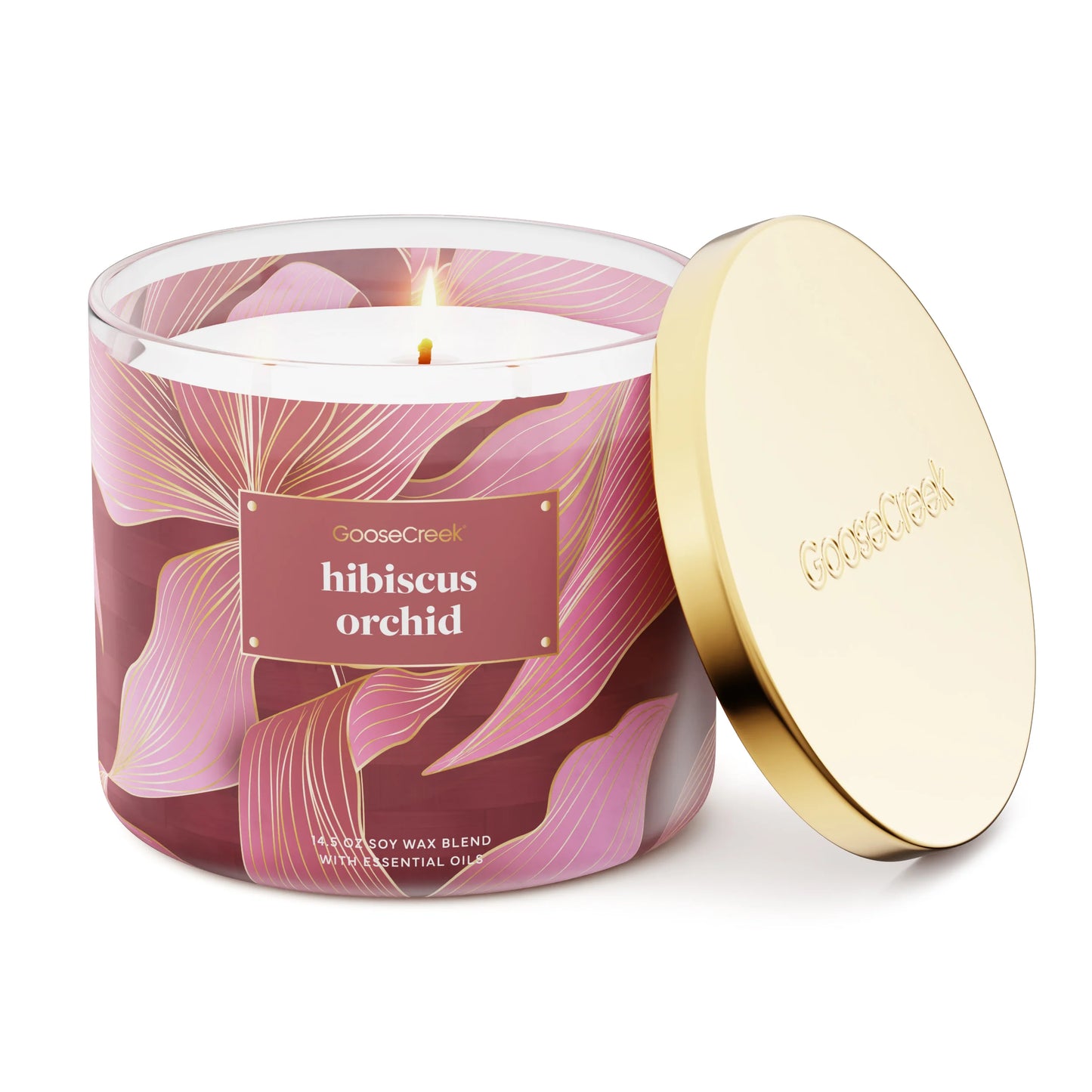 Hibiscus Orchid 3-Wick Candle