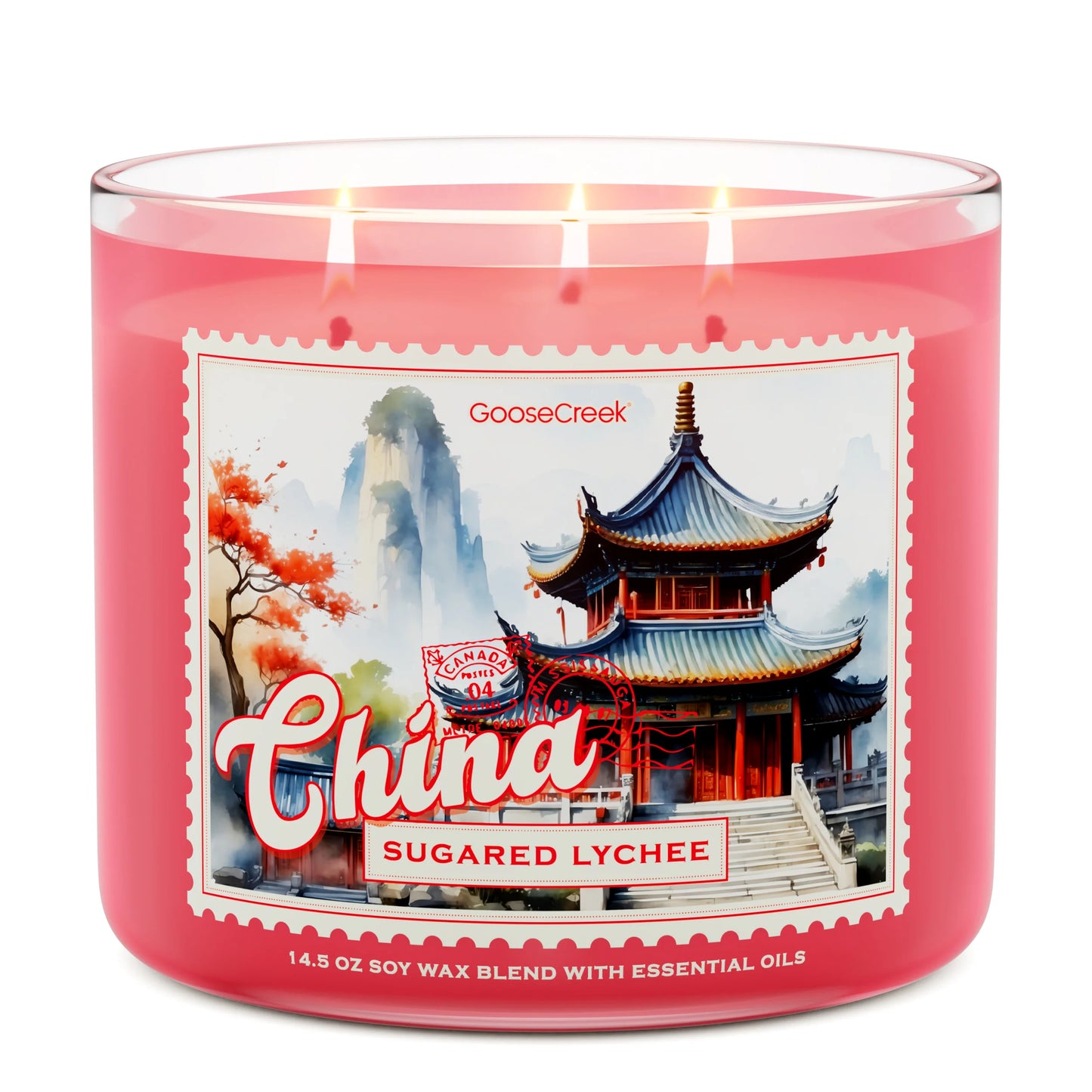 Sugared Lychee China 3-Wick Candle