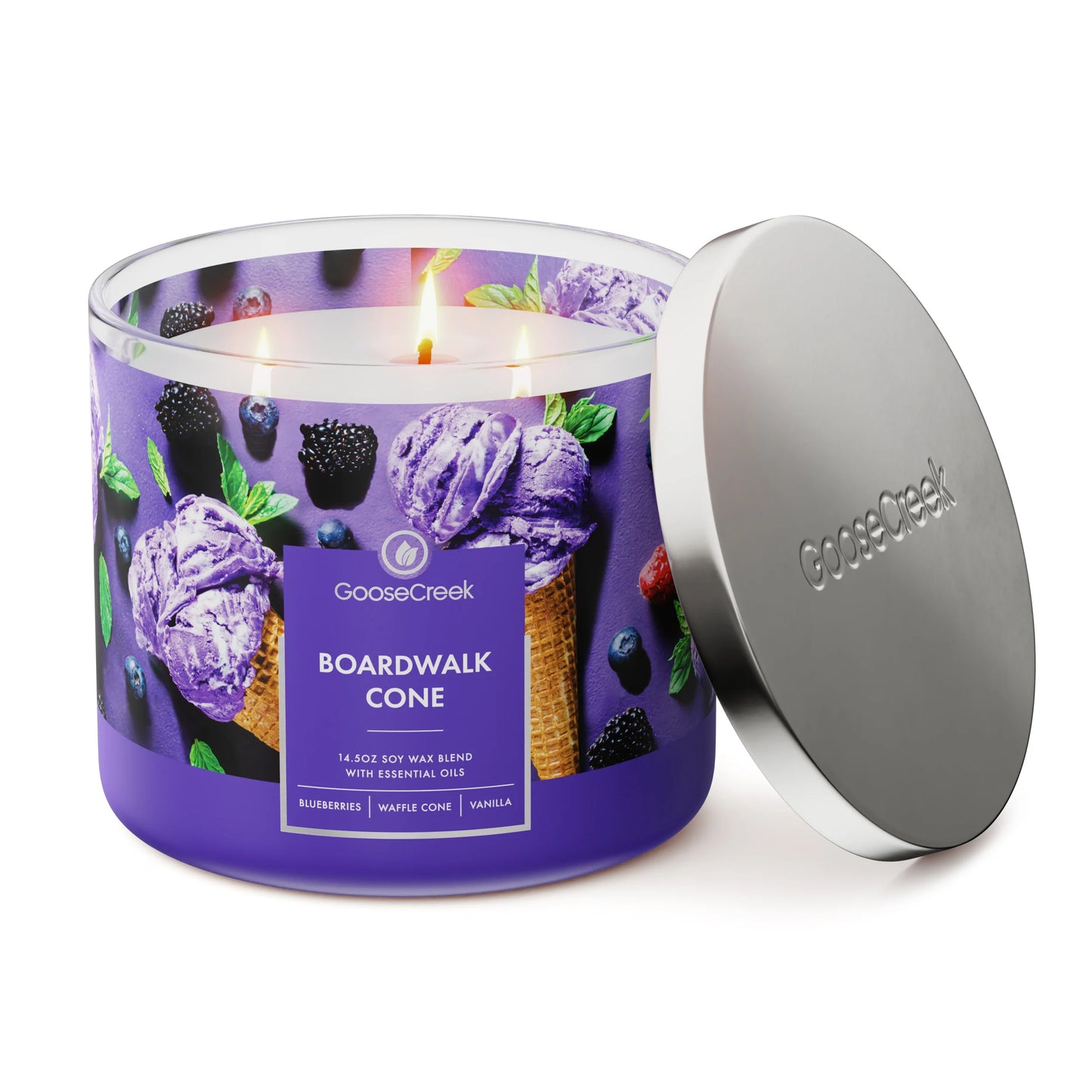 Boardwalk Cone 3-Wick Candle