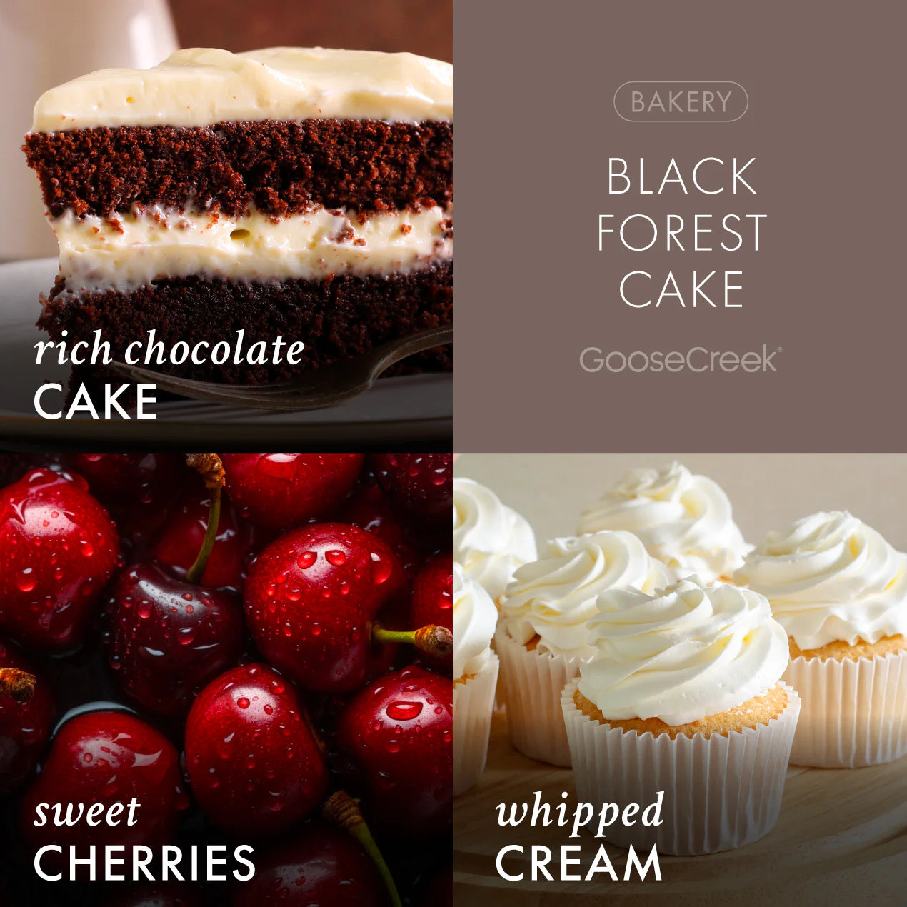 Black Forest Cake Germany Large 3-Wick Candle