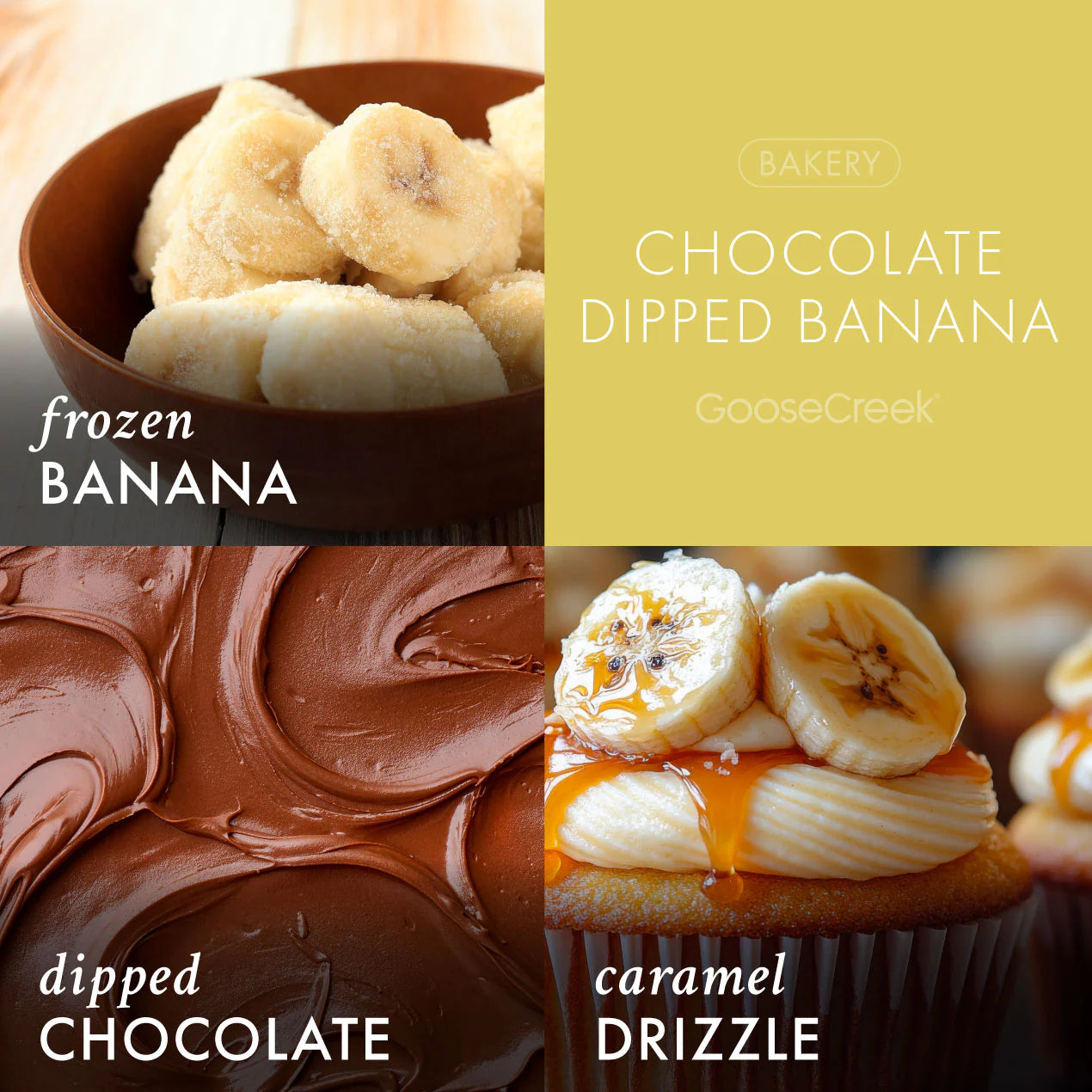 Chocolate Dipped Banana 3-Wick Candle