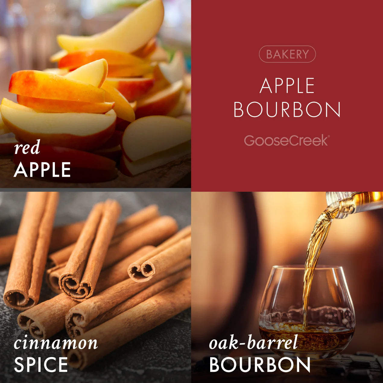 Apple Bourbon 3-Wick Candle