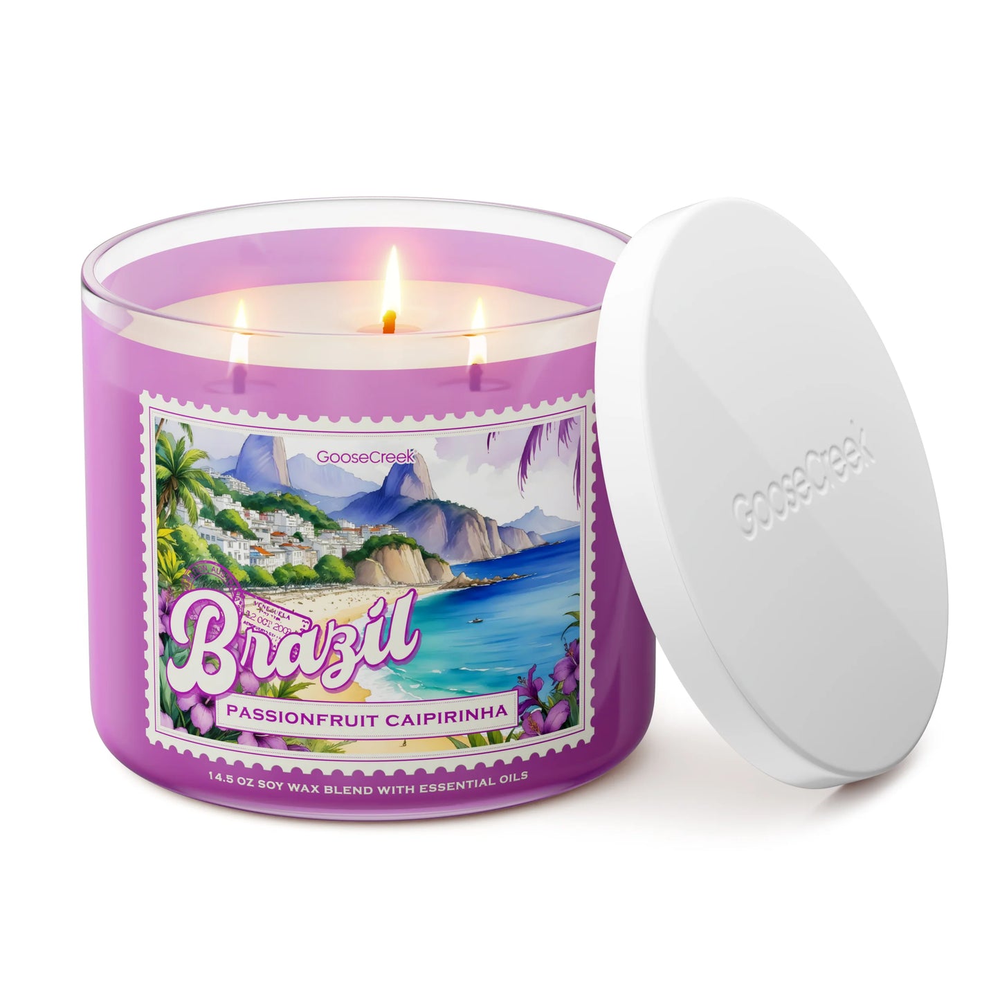 Passionfruit Caipirinha Brazil 3-Wick Candle