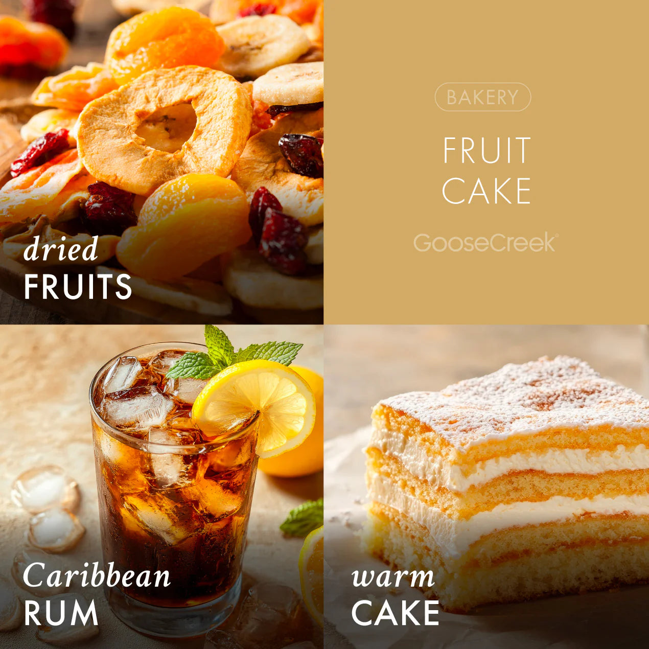 Fruit Cake Jamaica Large 3-Wick Candle