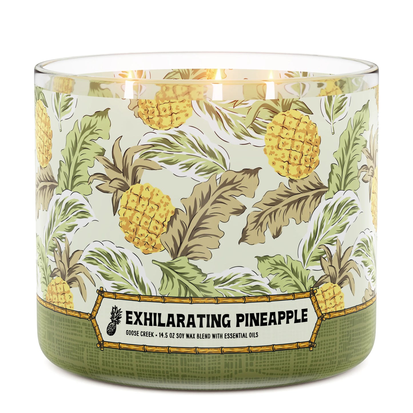 Exhilarating Pineapple 3-Wick Candle