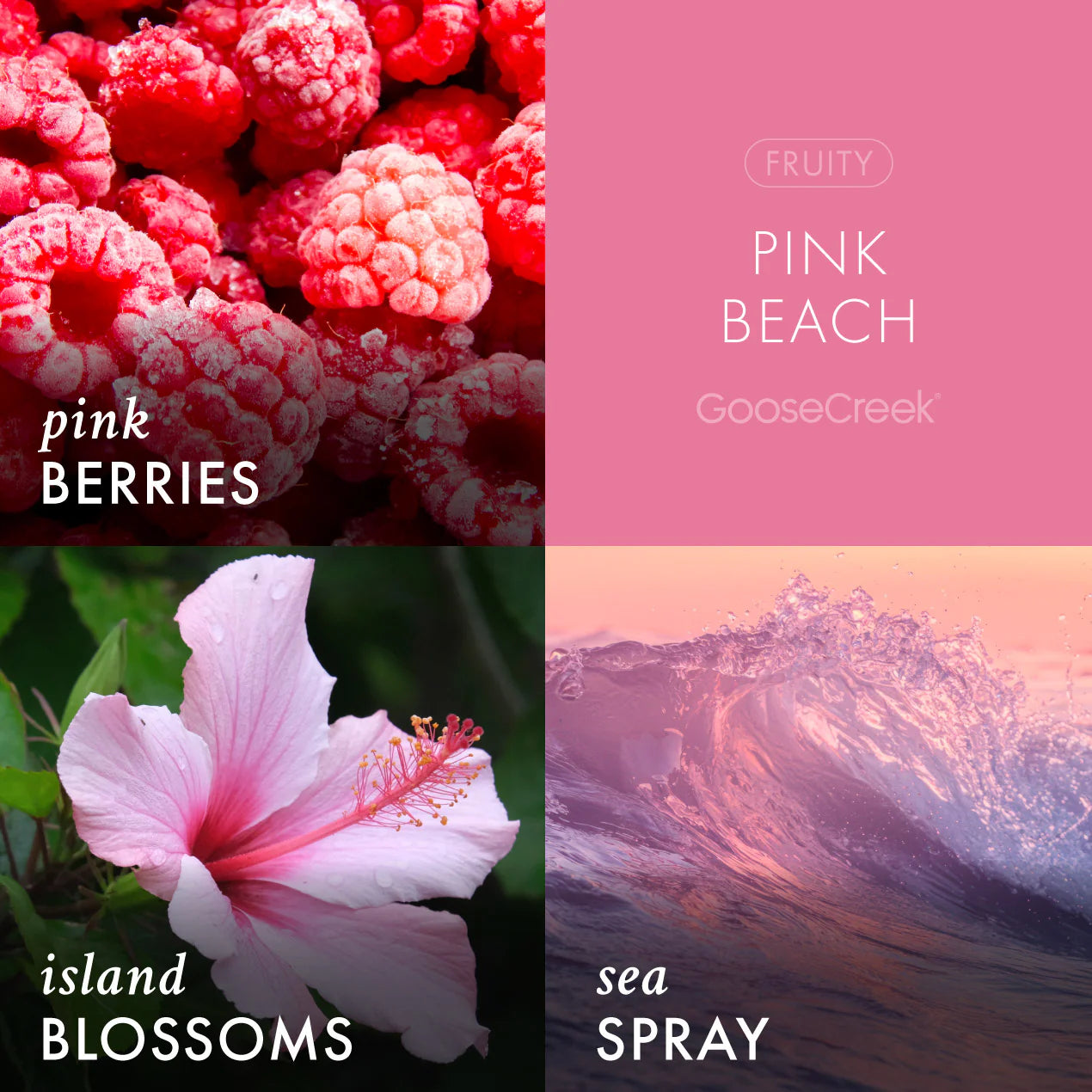 Pink Beach 3-Wick Candle