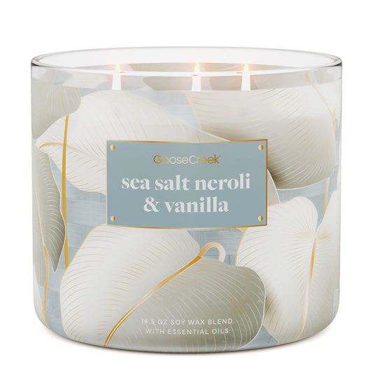 Sea Salt Neroli & Vanilla 3-Wick Candle