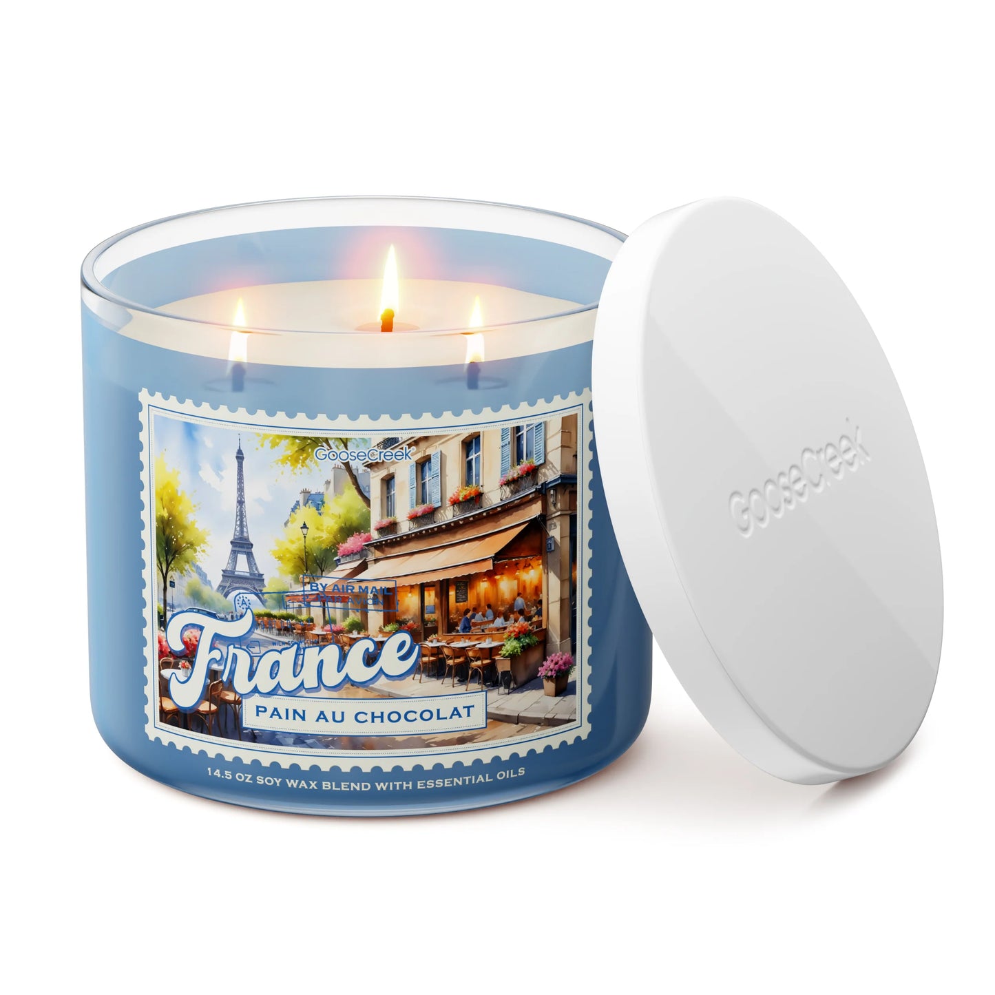 Pain au Chocolat France 3-Wick Candle