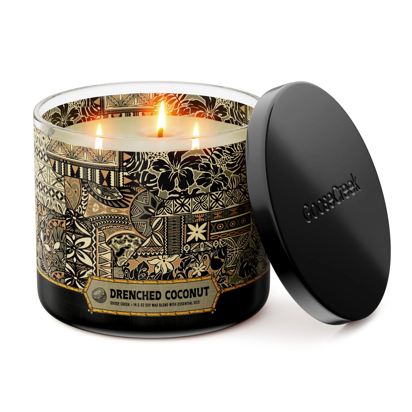 Drenched Coconut 3-Wick Candle