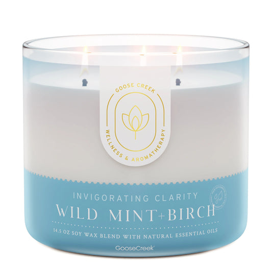 Wild Mint & Birch Aromatherapy 3-Wick Candle