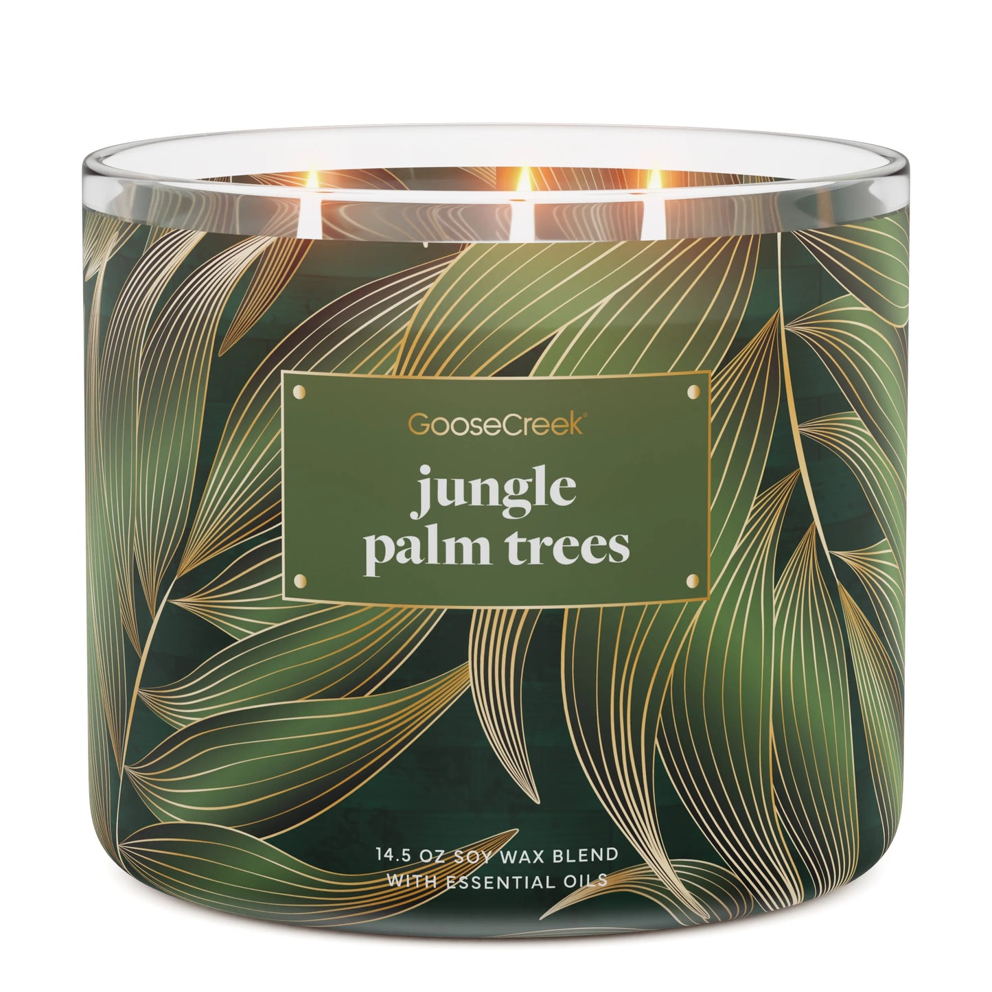 Jungle Palm Trees 3-Wick Candle