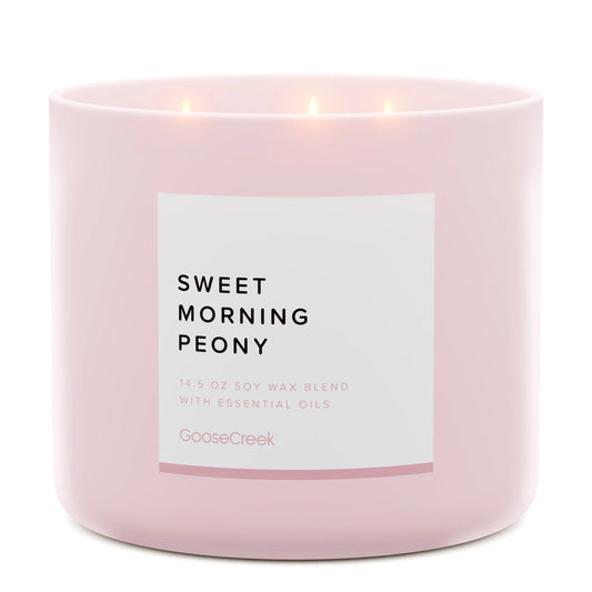 Sweet Morning Peony 3-Wick Candle