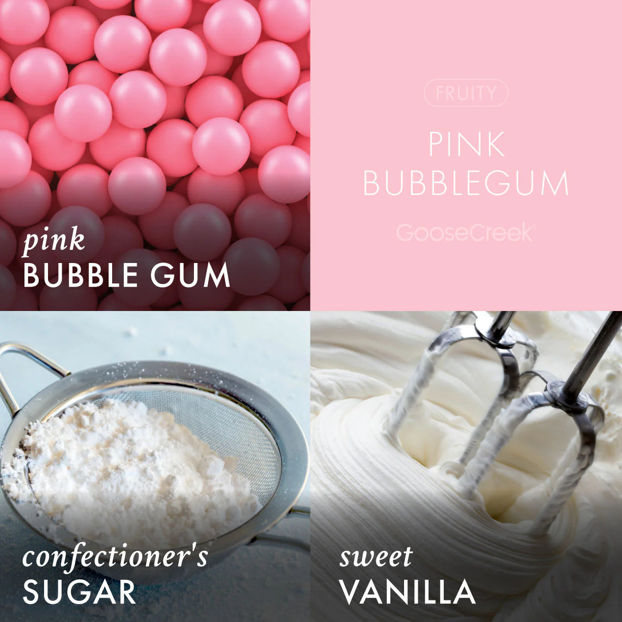 Pink Bubble Gum 3-Wick Candle