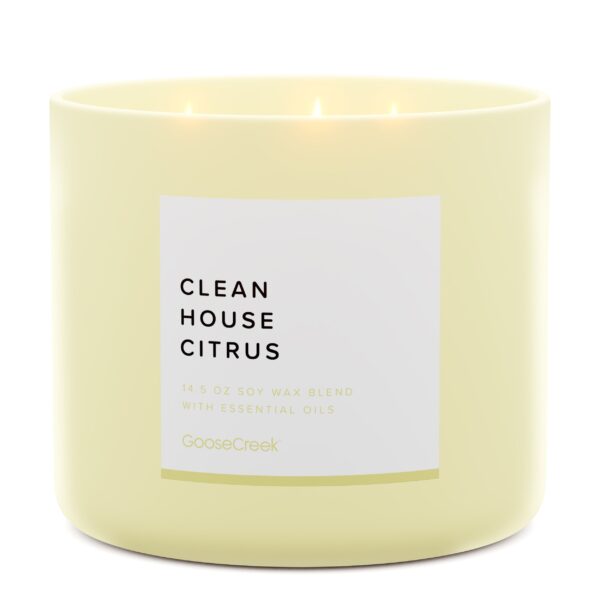 Clean House Citrus 3-Wick Candle