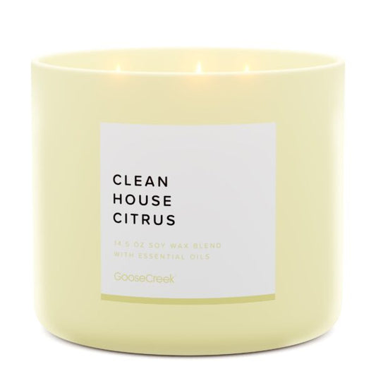 Clean House Citrus 3-Wick Candle