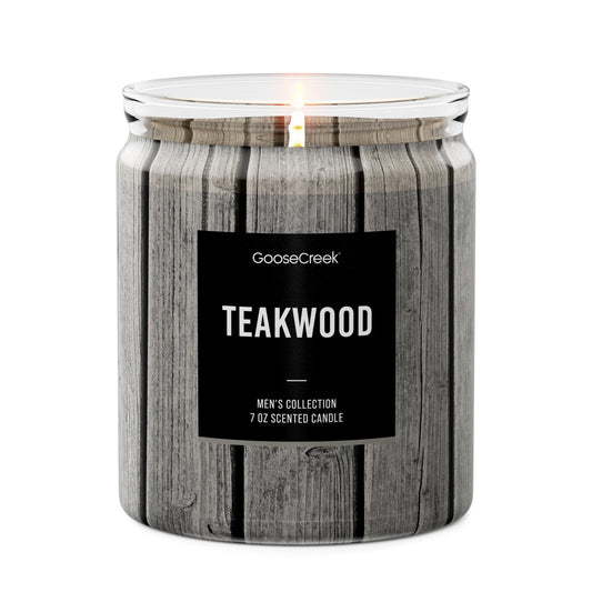 Teakwood Single Wick Candle