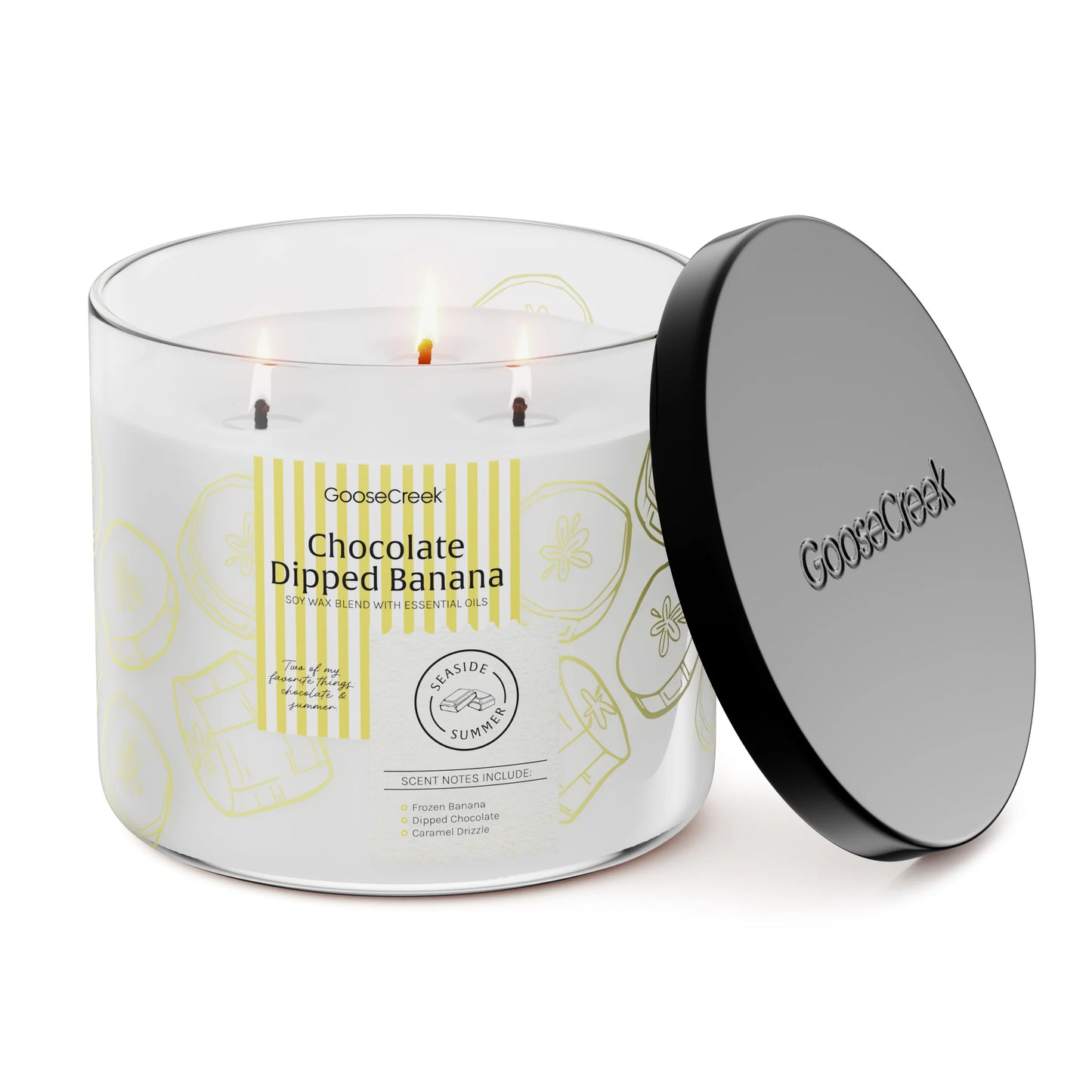 Chocolate Dipped Banana 3-Wick Candle