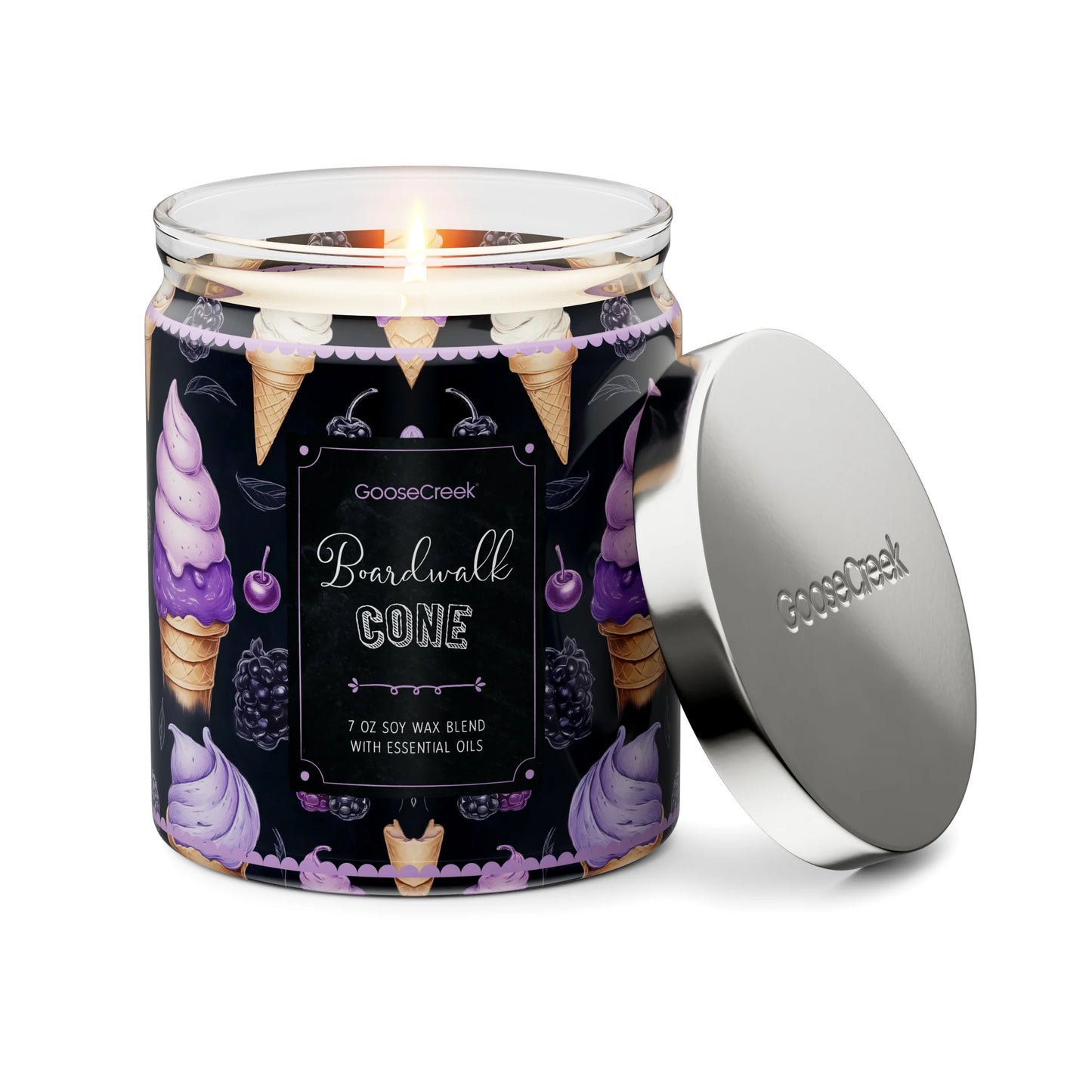 Boardwalk Cone 7oz Single Wick Candle