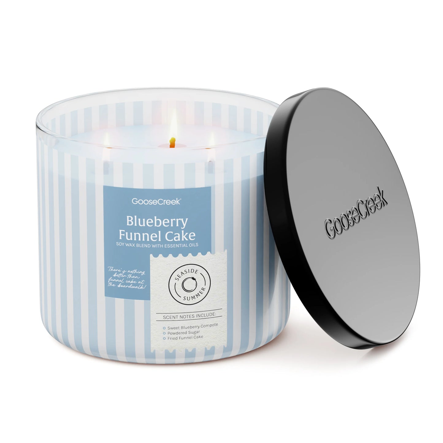 Blueberry Funnel Cake 3-Wick Candle