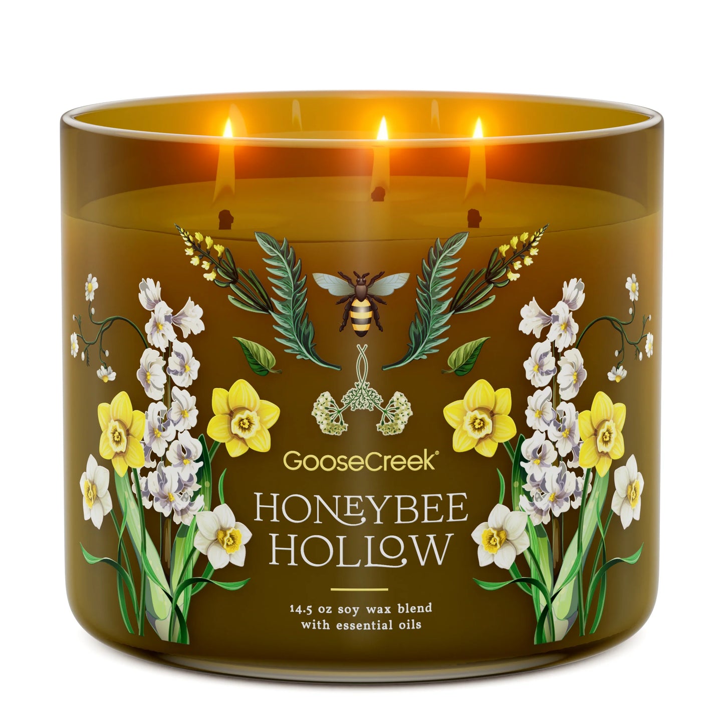 Honeybee Hollow 3-Wick Candle