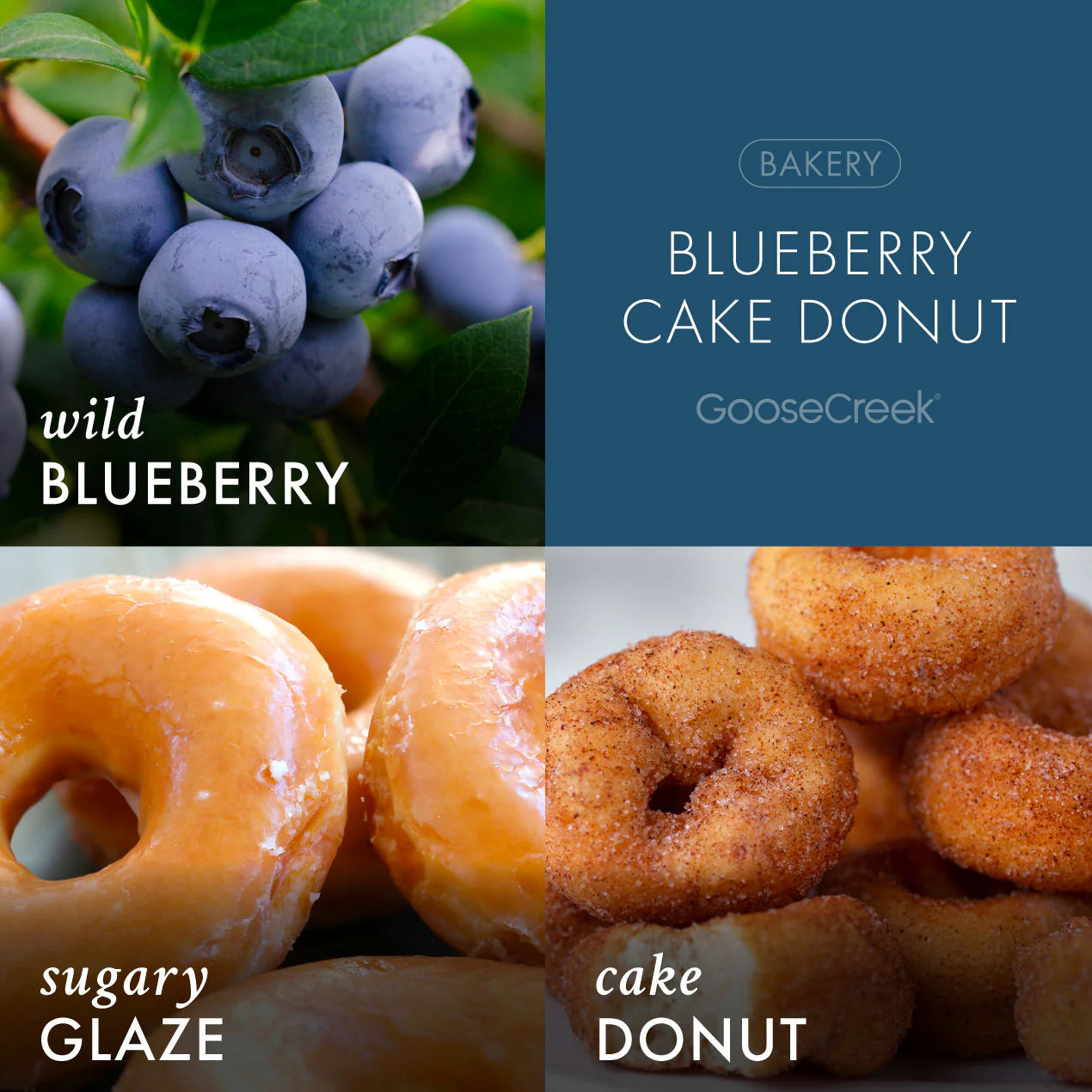 Blueberry Cake Donut 3-Wick Candle