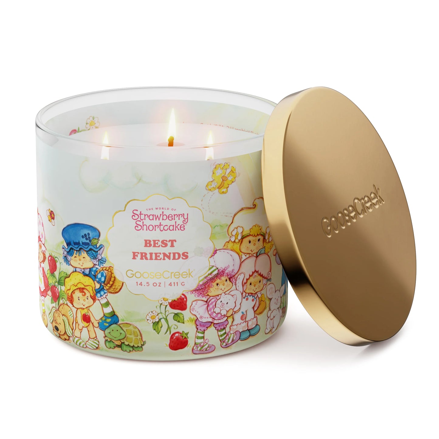Best Friends Strawberry Shortcake 3-Wick Candle