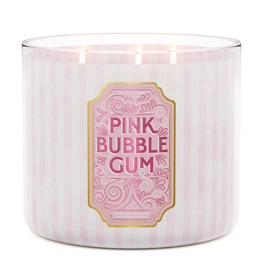 Pink Bubble Gum 3-Wick Candle