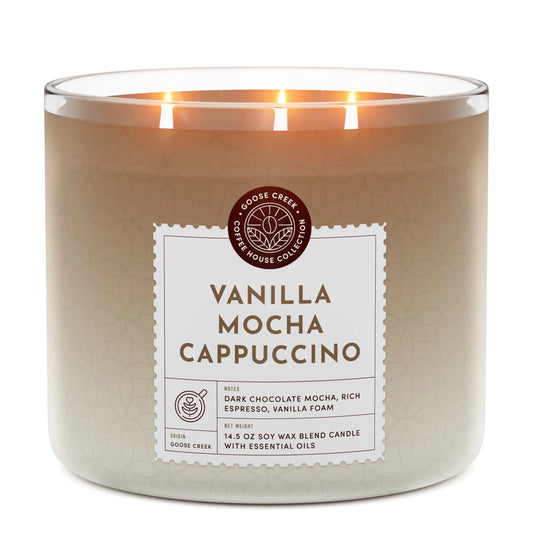 Vanilla Mocha Cappuccino 3-Wick Candle