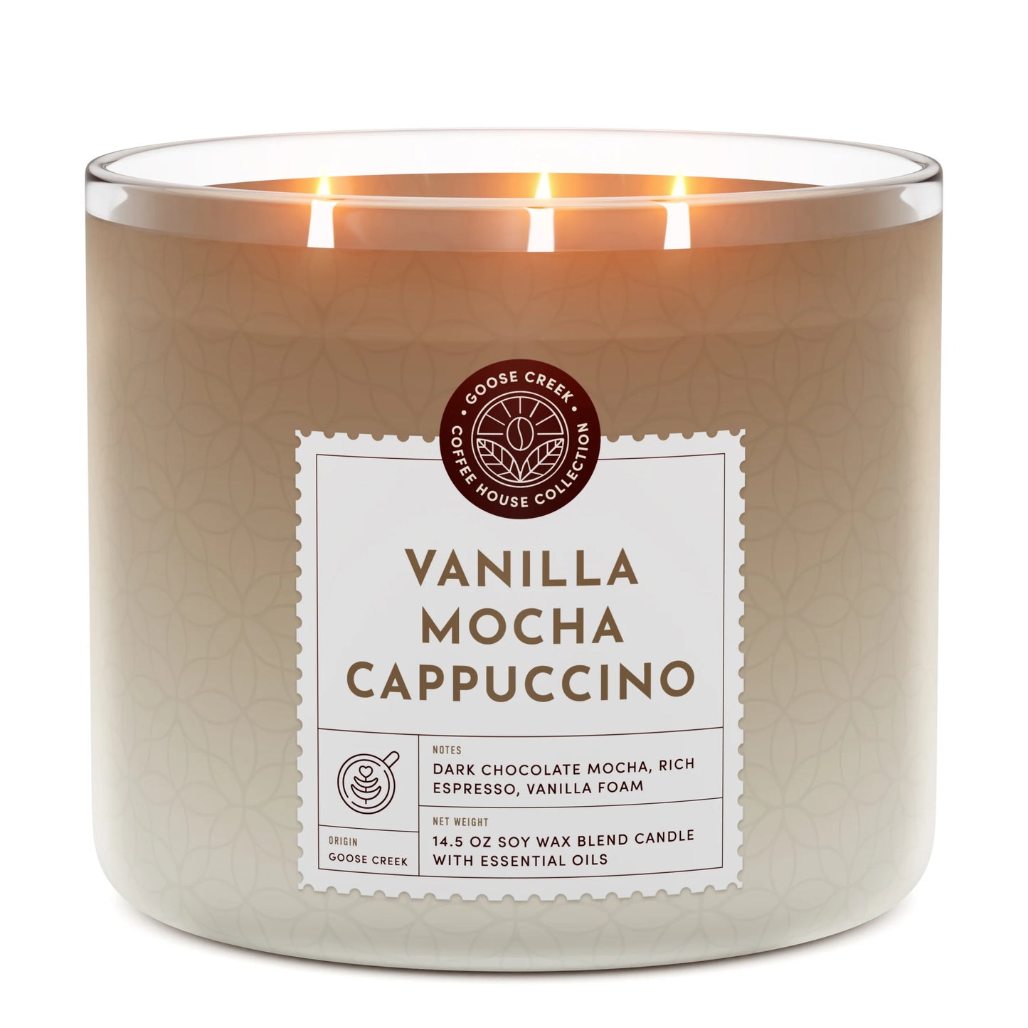Vanilla Mocha Cappuccino 3-Wick Candle
