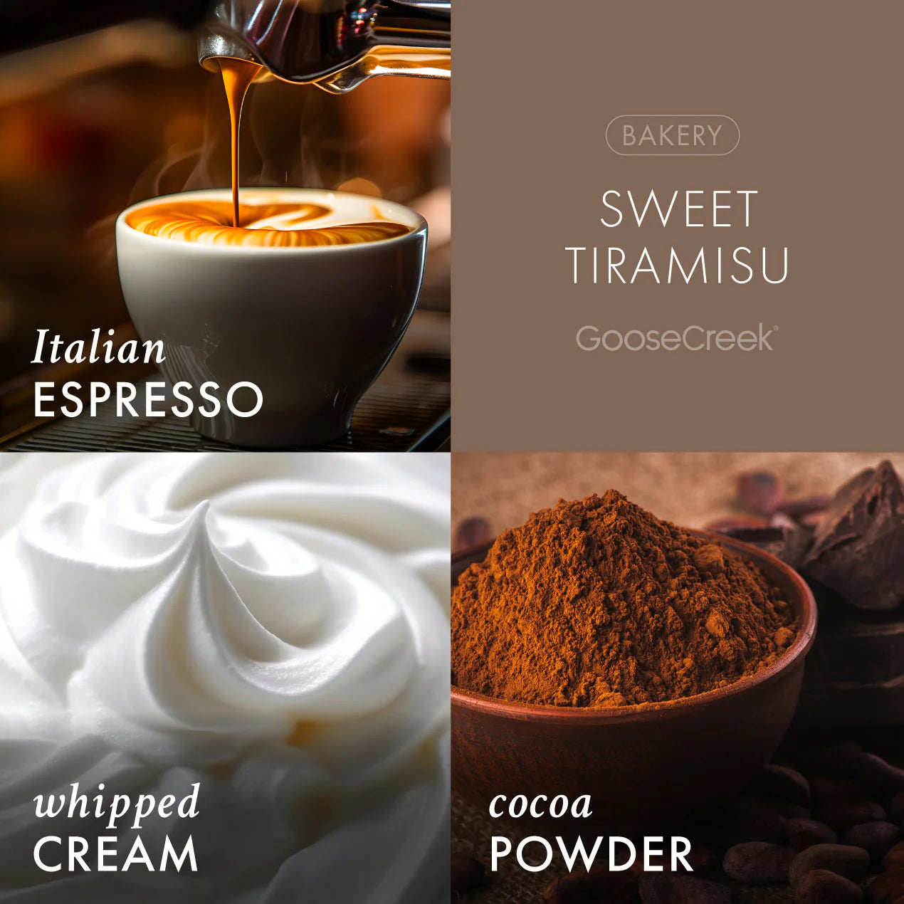 Sweet Tiramisu Italy 3-Wick Candle