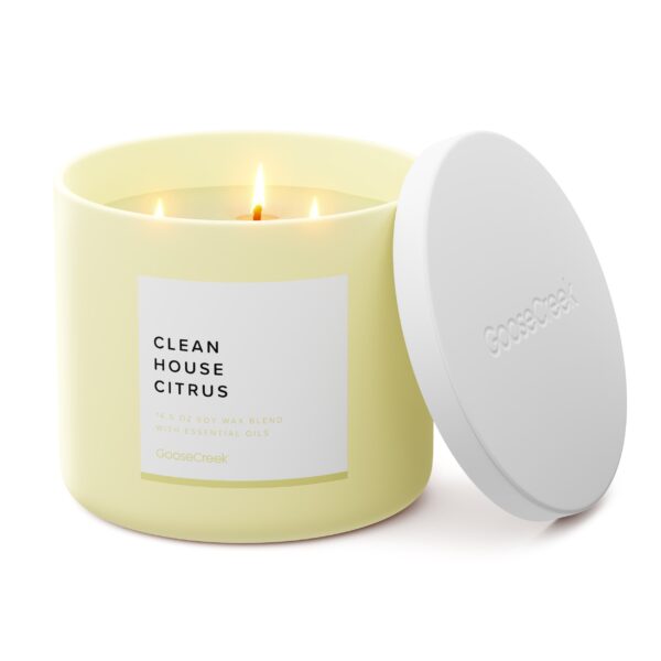 Clean House Citrus 3-Wick Candle