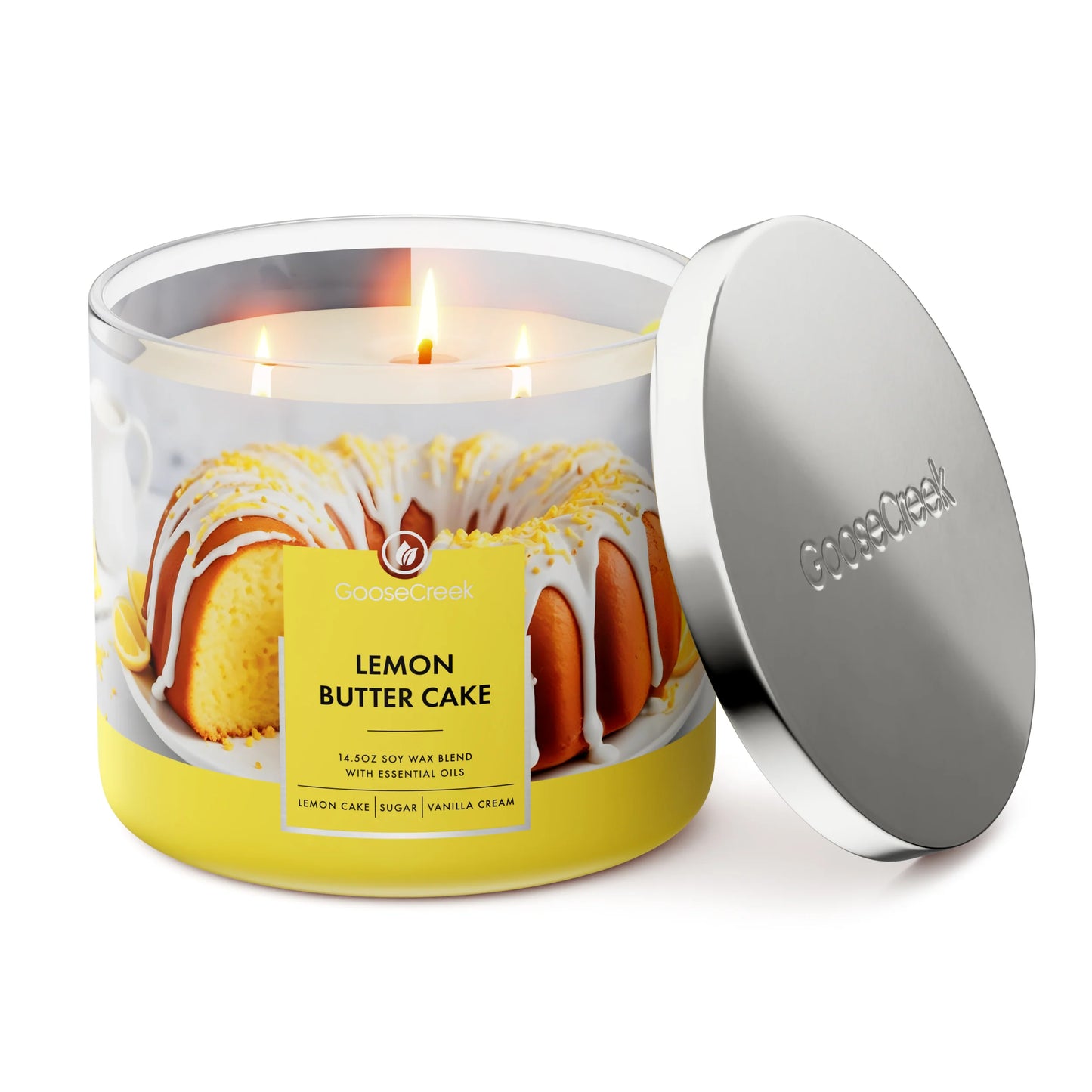 Lemon Butter Cake 3-Wick Candle